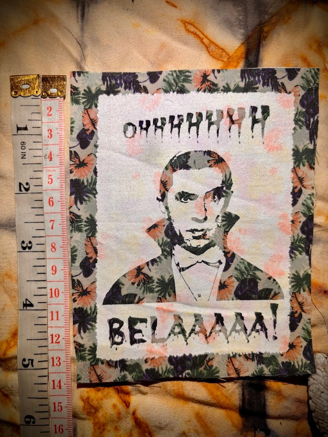 OHHHHHH! Belaaaaa! Bela Lugosi Bahaus sew on patch