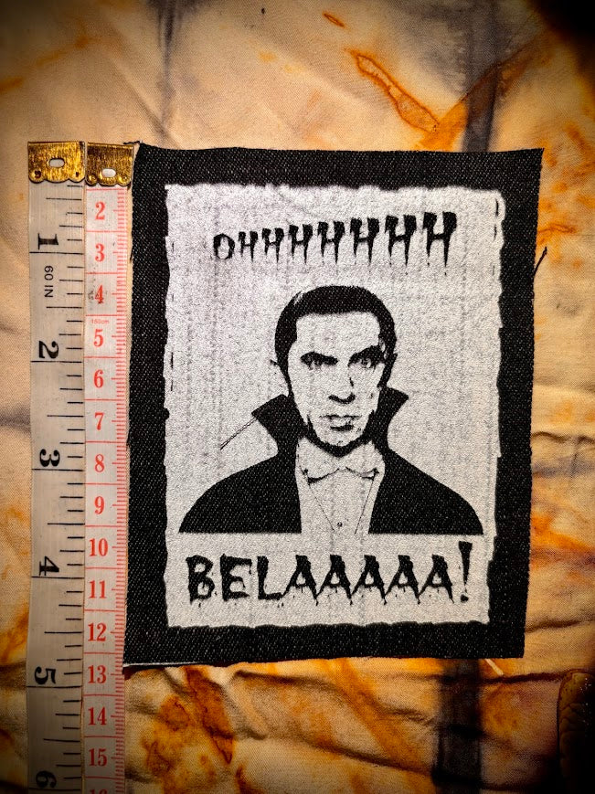 OHHHHHH! Belaaaaa! Bela Lugosi Bahaus sew on patch