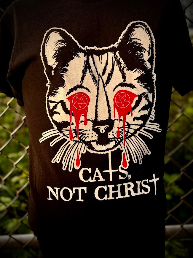 Cats, Not Christ Tee