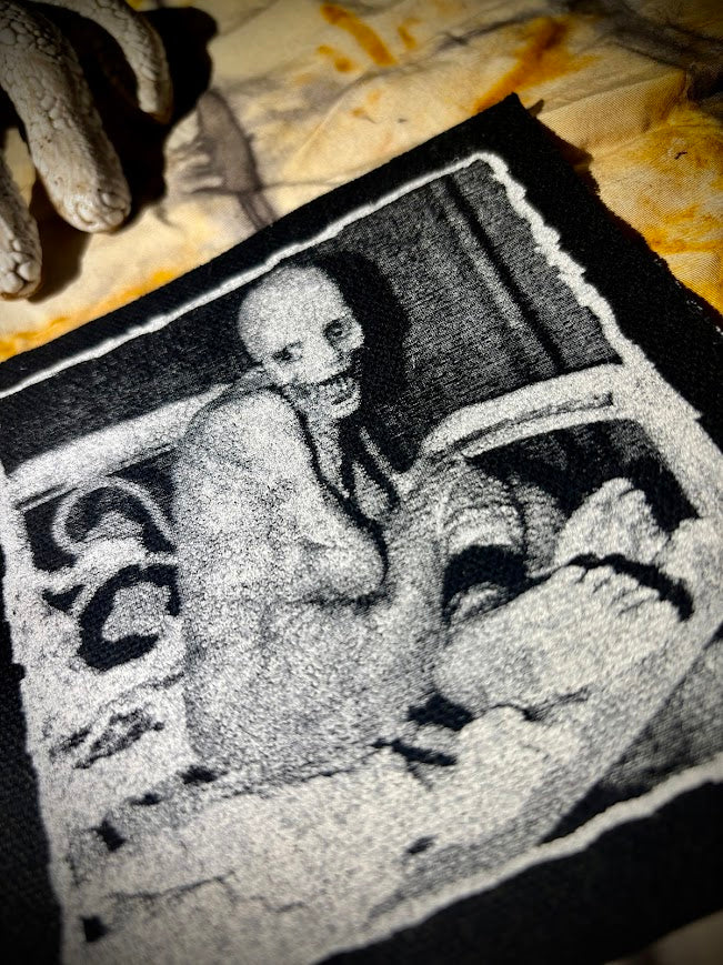 Russian Sleep Study monster, creepy sew on patch