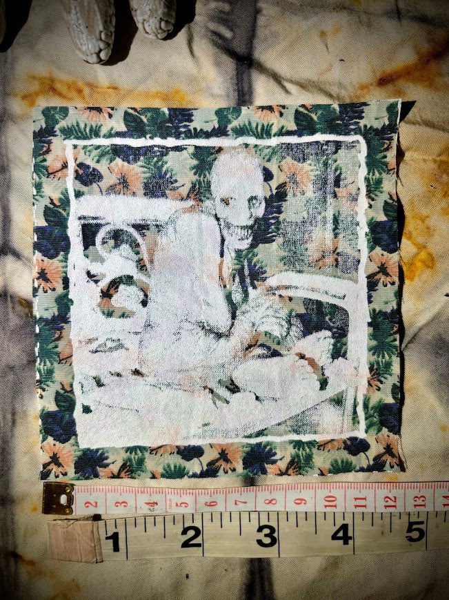 Russian Sleep Study monster, creepy sew on patch