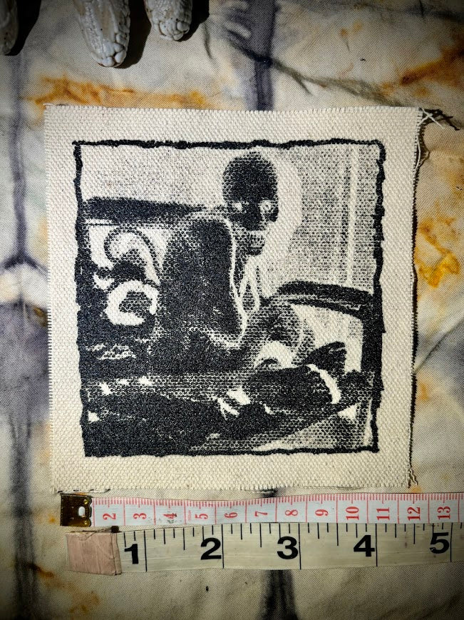 Russian Sleep Study monster, creepy sew on patch