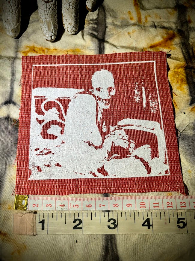 Russian Sleep Study monster, creepy sew on patch
