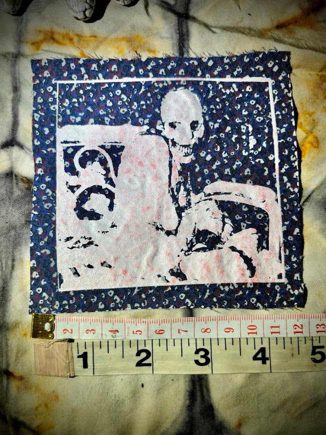 Russian Sleep Study monster, creepy sew on patch