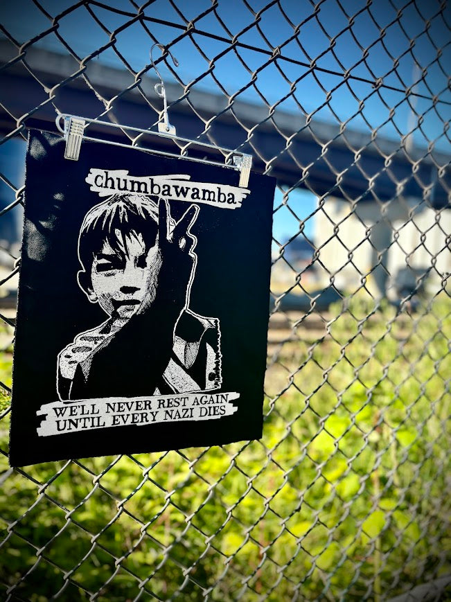 Chumbawamba back patch.