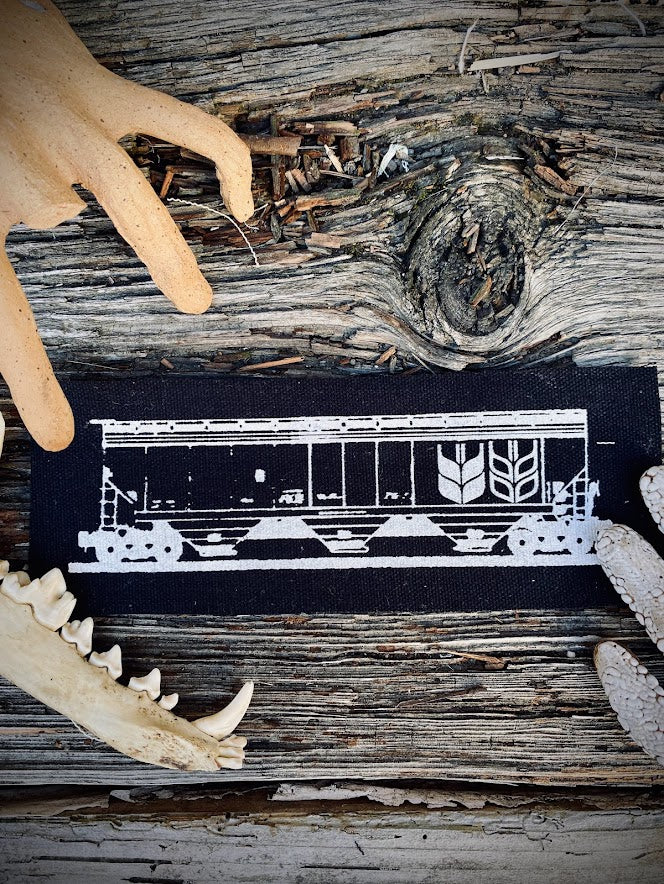 Rail Car patch. Canadian Wheat Board hopper patch.