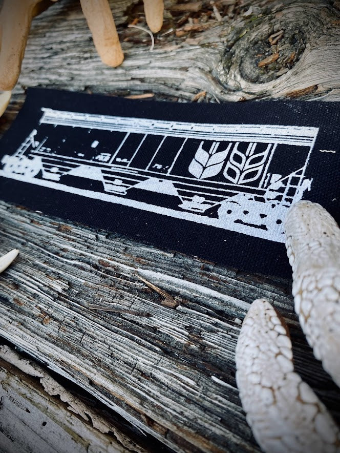 Rail Car patch. Canadian Wheat Board hopper patch.