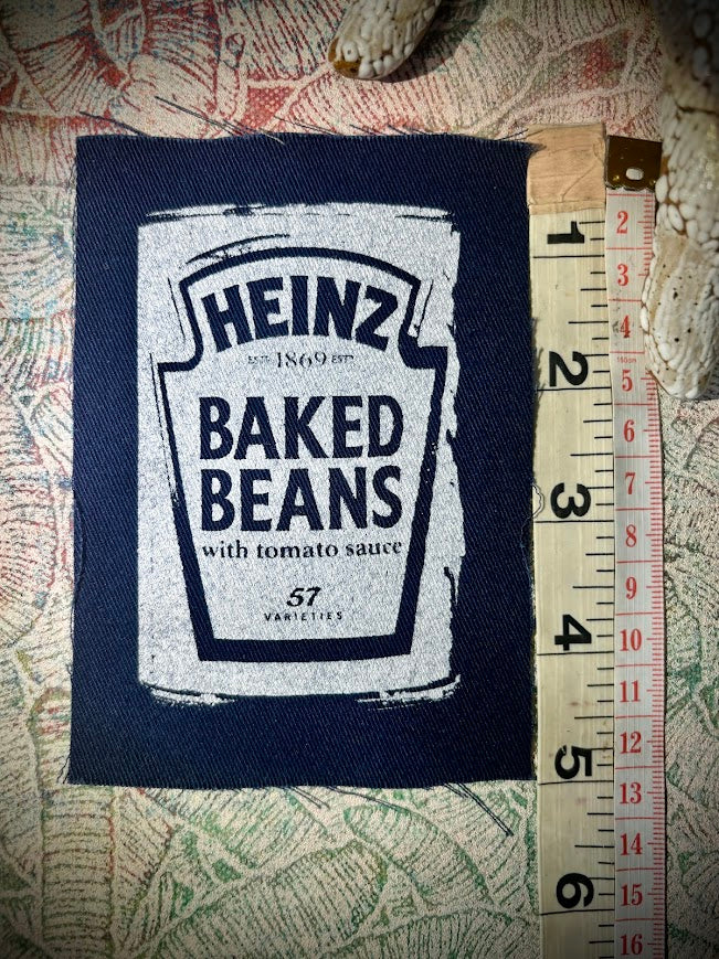 Heinz baked beans sew on patch