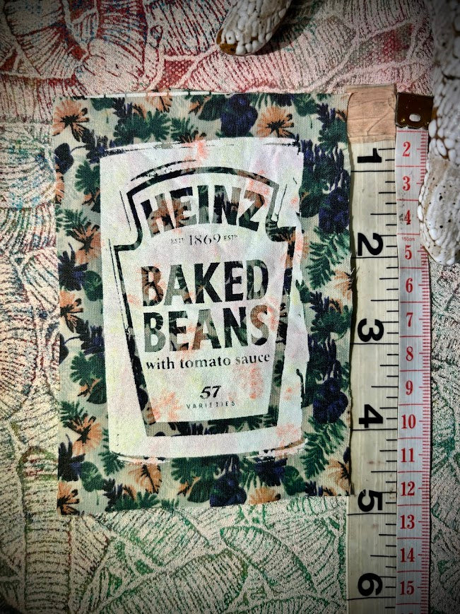 Heinz baked beans sew on patch