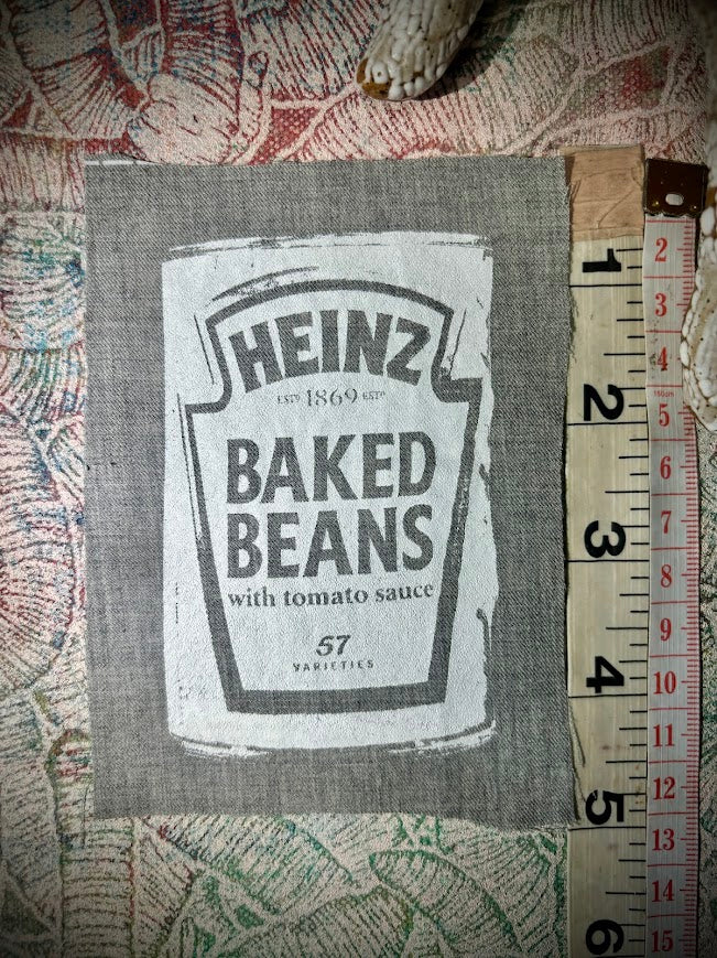 Heinz baked beans sew on patch