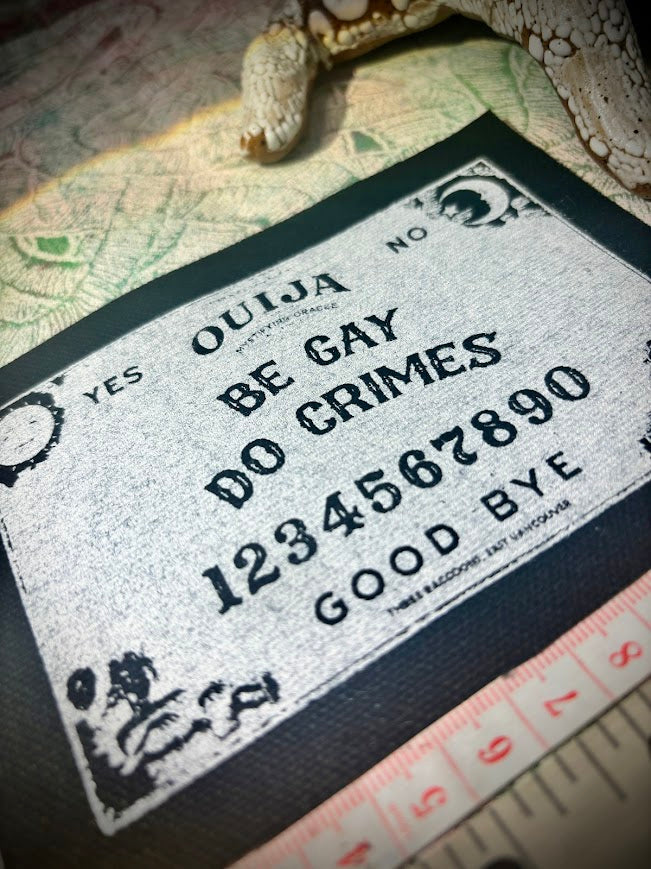Be Gay, Do Crimes Ouija board sew on patch