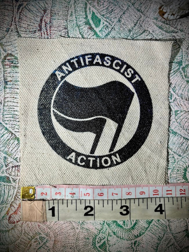 ANTIFA logo patch.