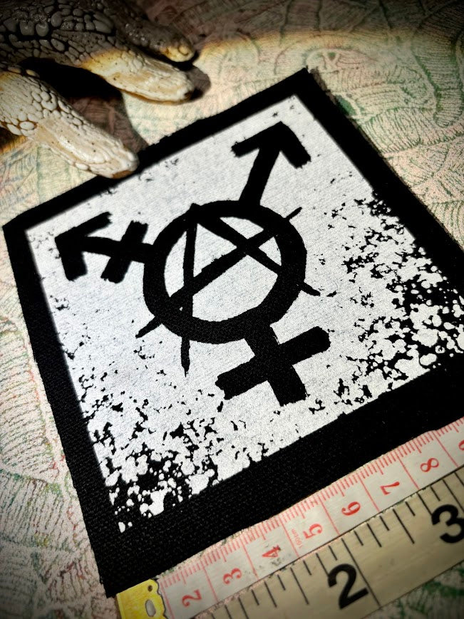 Trans-anarchy sew on patch