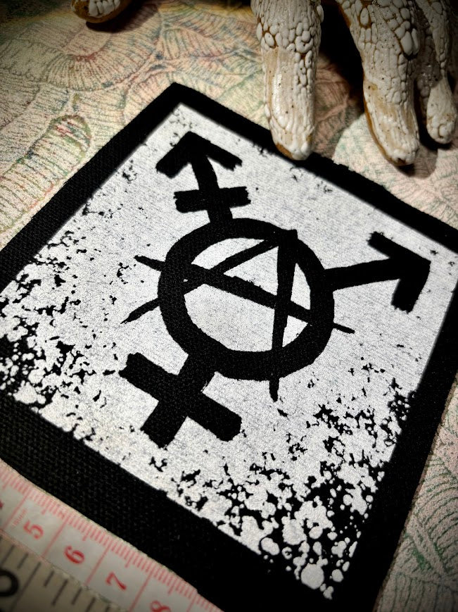 Trans-anarchy sew on patch