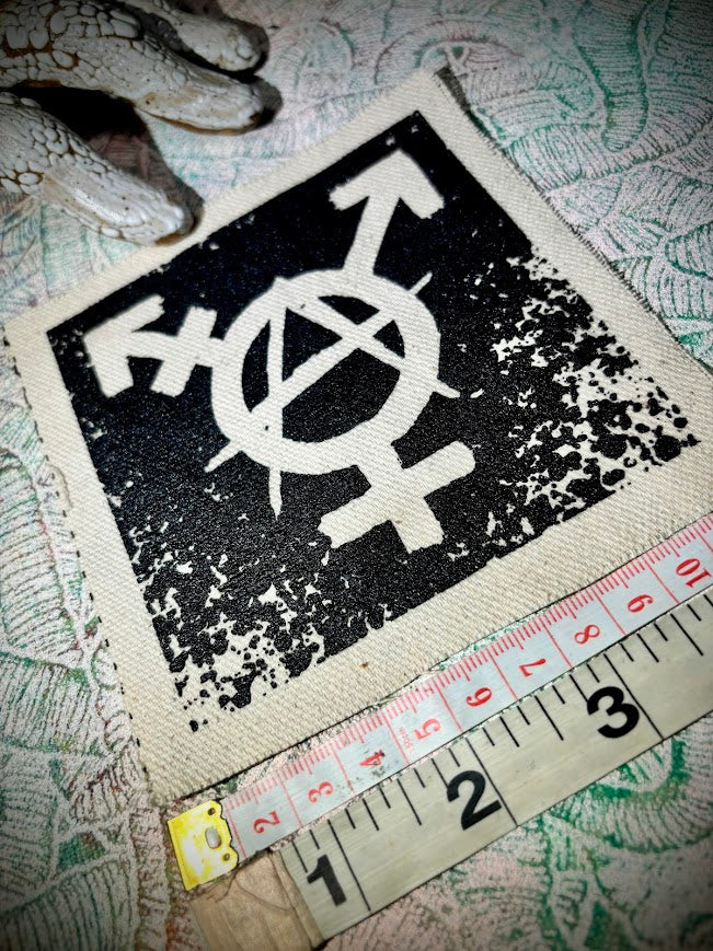 Trans-anarchy sew on patch