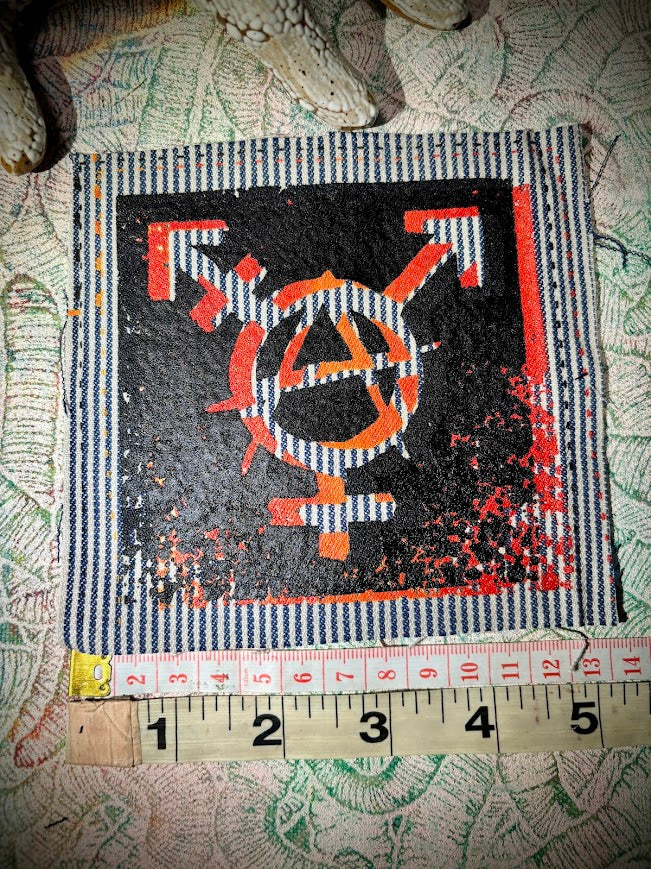 Trans-anarchy sew on patch