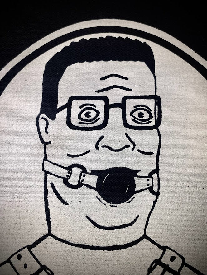 Hank Hill, Pro pain backpatch