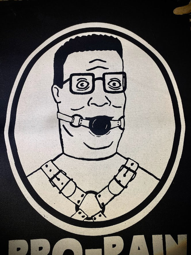 Hank Hill, Pro pain backpatch