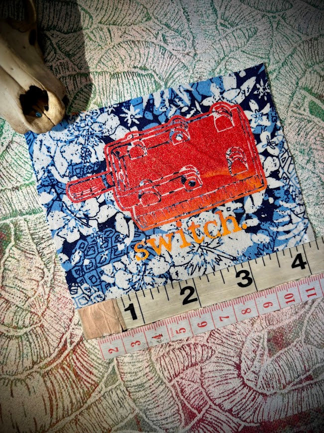 switch sew on patch