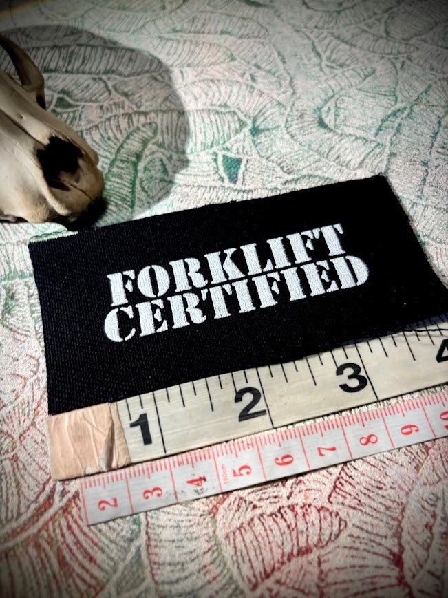 Forklift Certified mini patch