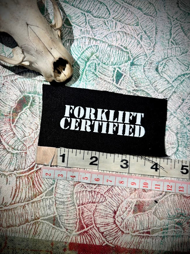 Forklift Certified mini patch