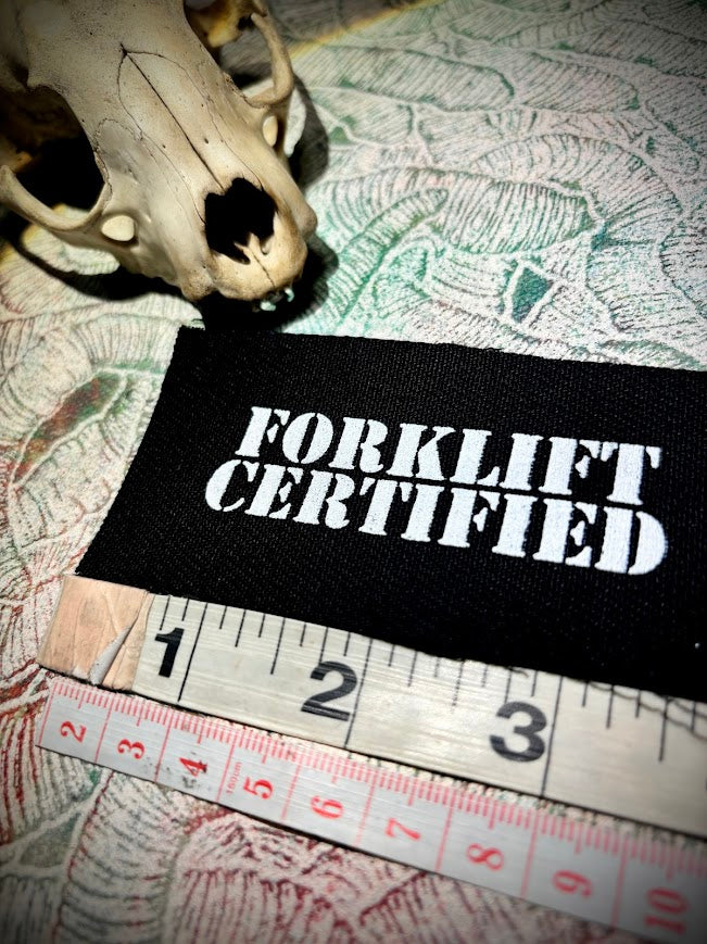 Forklift Certified mini patch