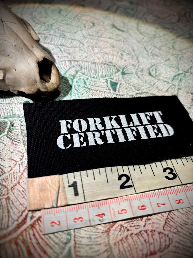 Forklift Certified mini patch