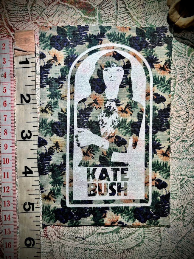 Kate Bush sew on patch