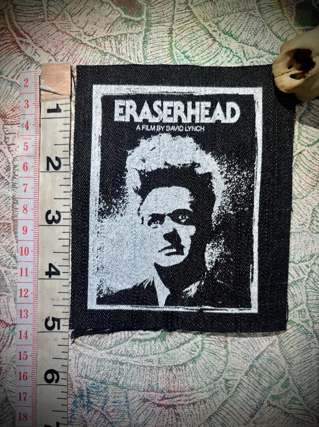 Eraserhead, David Lynch sew on patch