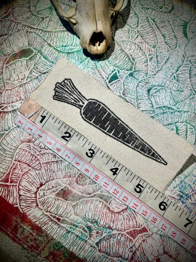 A Carrot, on a patch.