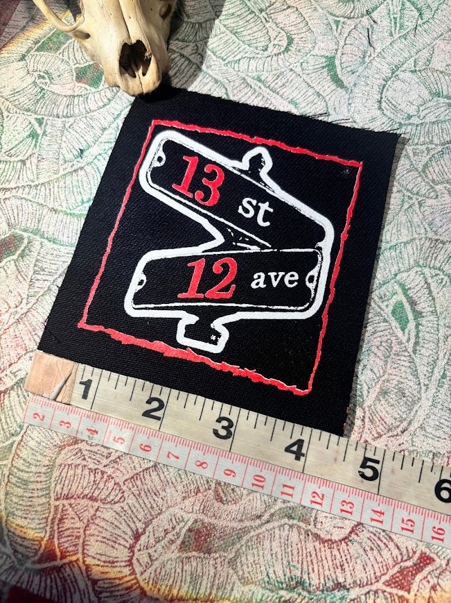 Corner of 13th and 12th patch.