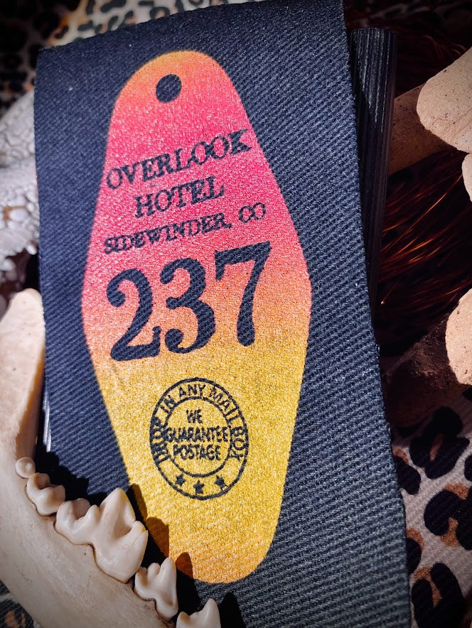 Room 237, overlook Hotel sew, The Shining, sew on patch