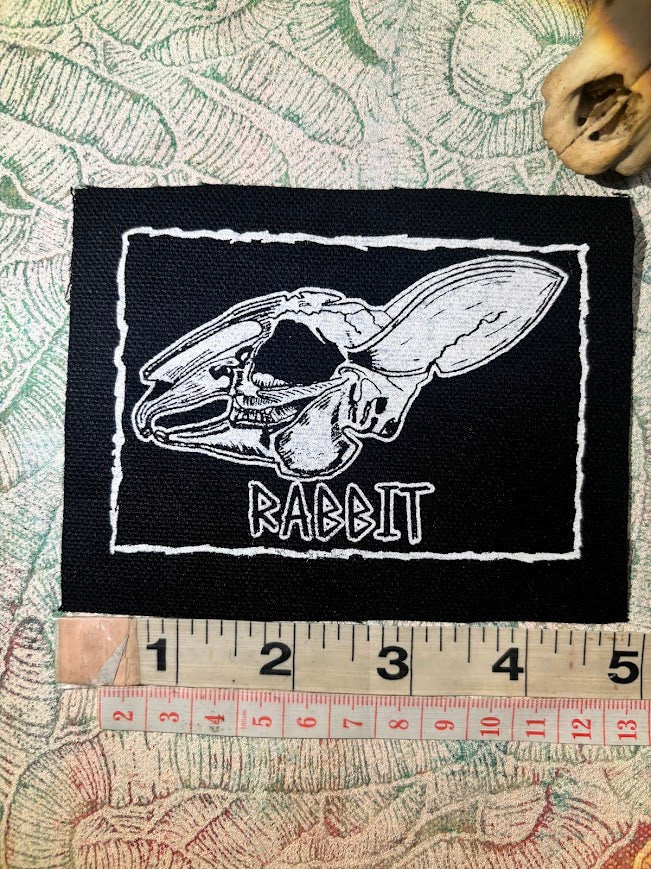 Rabbit skull patch