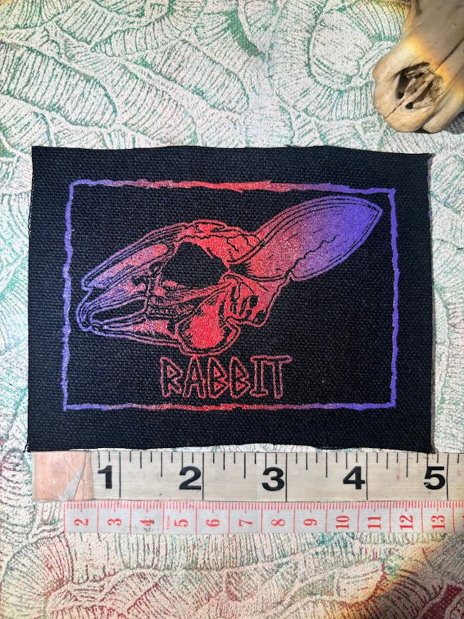 Rabbit skull patch