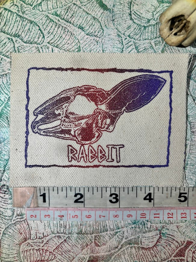 Rabbit skull patch