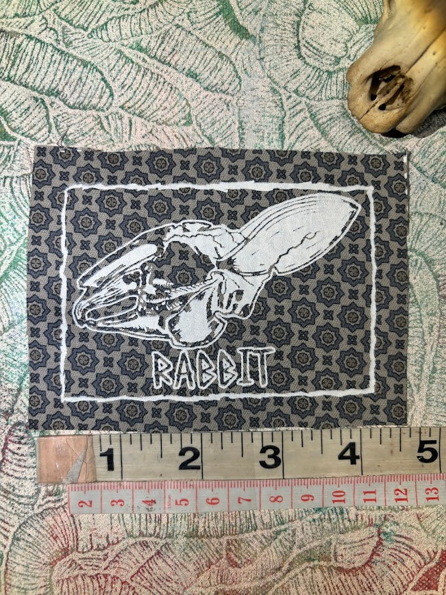 Rabbit skull patch