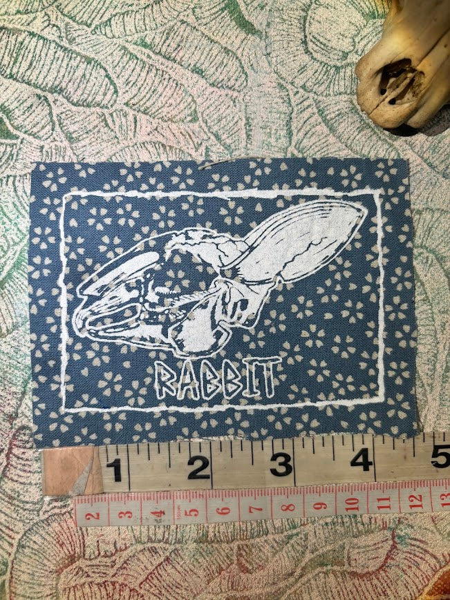 Rabbit skull patch