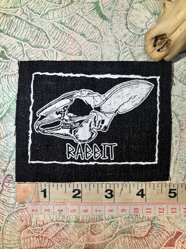 Rabbit skull patch