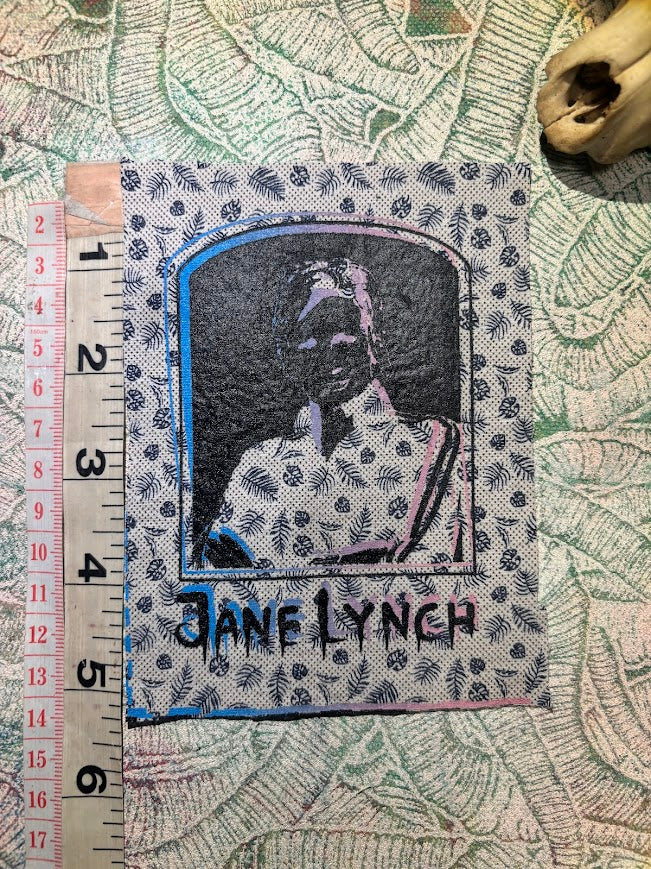 Jane Lynch sew on patch