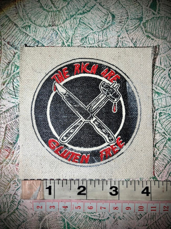 The Rich are Gluten Free patch.