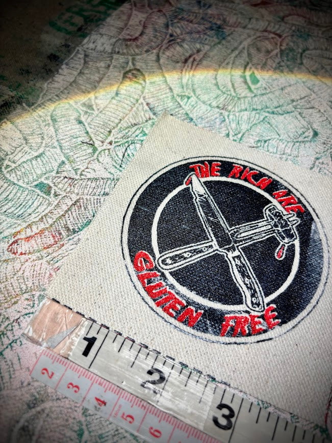 The Rich are Gluten Free patch.