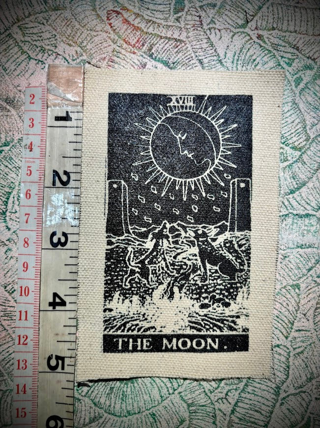 The Moon Tarot card patch