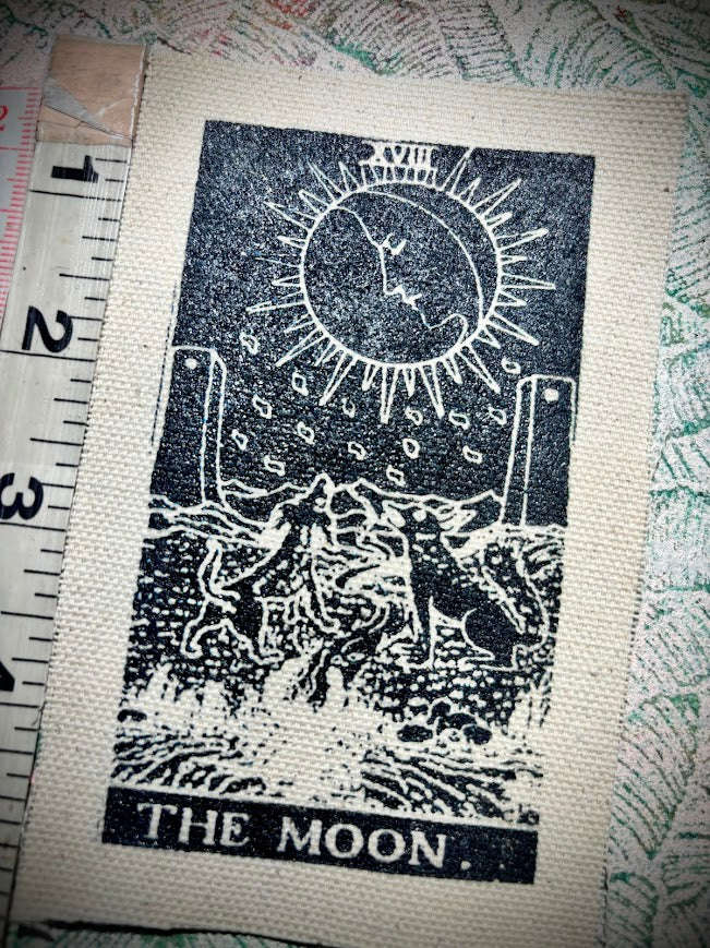 The Moon Tarot card patch.