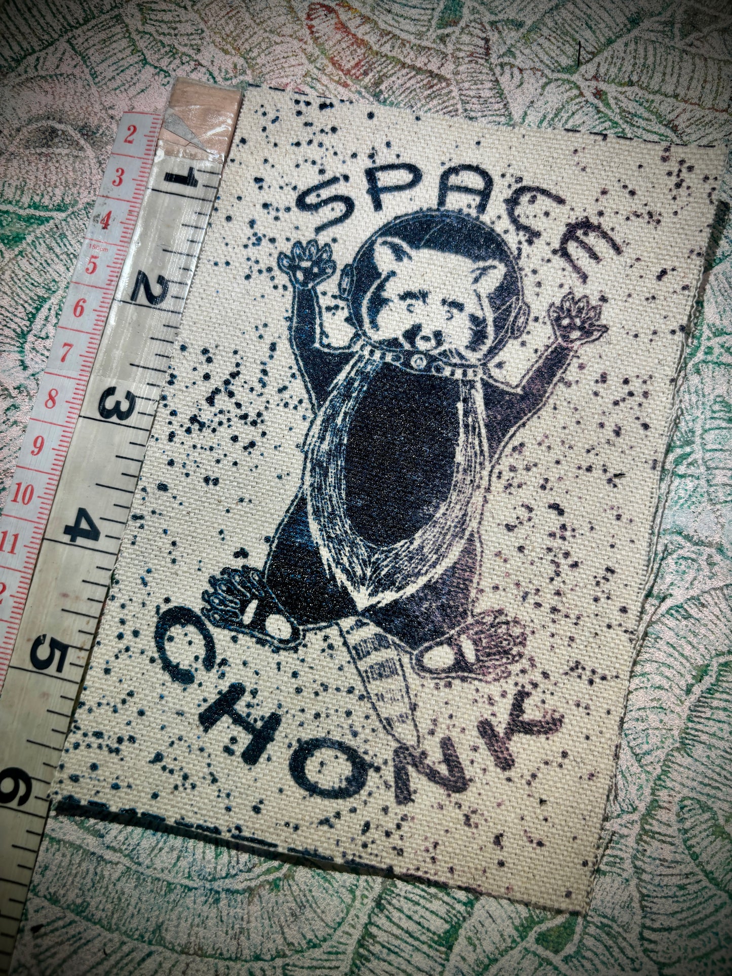 Space Chonk, Raccoon space traveler patch.