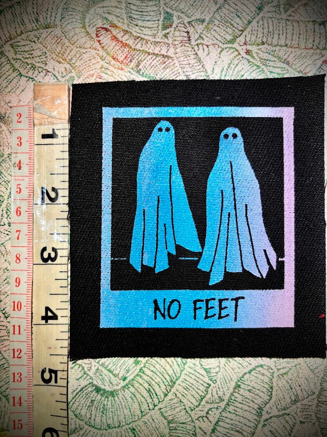 No Feet, sew on patch, from Beetlejuice