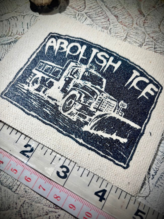 Snowplow that can Abolish ICE patch.