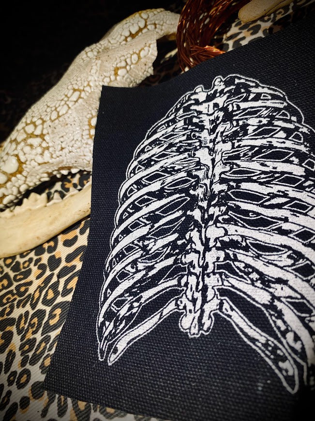 back human ribcage patch.