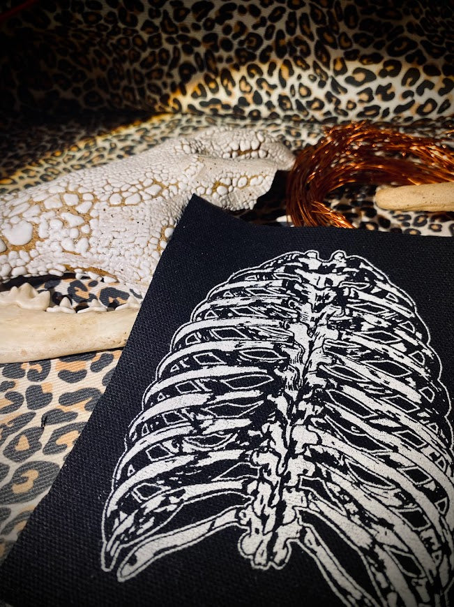 back human ribcage patch.