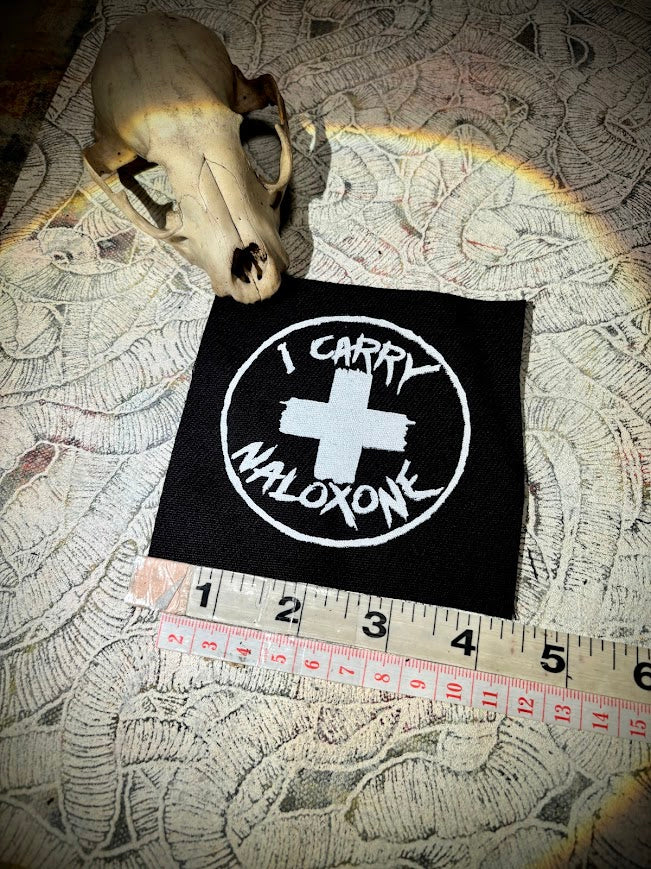 Carry Naloxone patch.