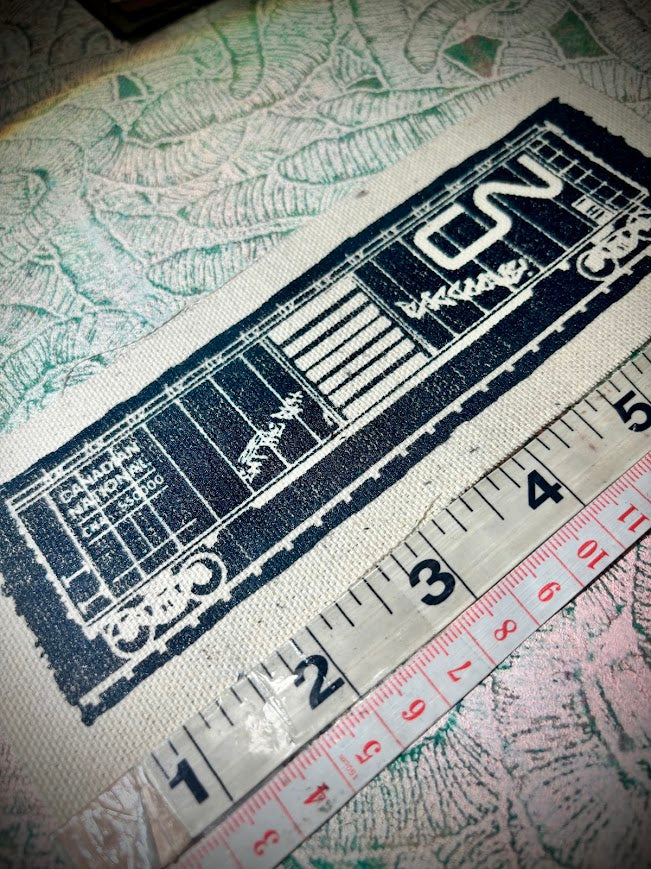 CN boxcar sew on patch